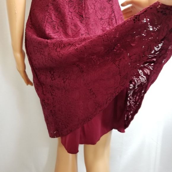 SPEECHLESS Juniors Lace Skater Dress Tie Back BNWT - Picture 5 of 7